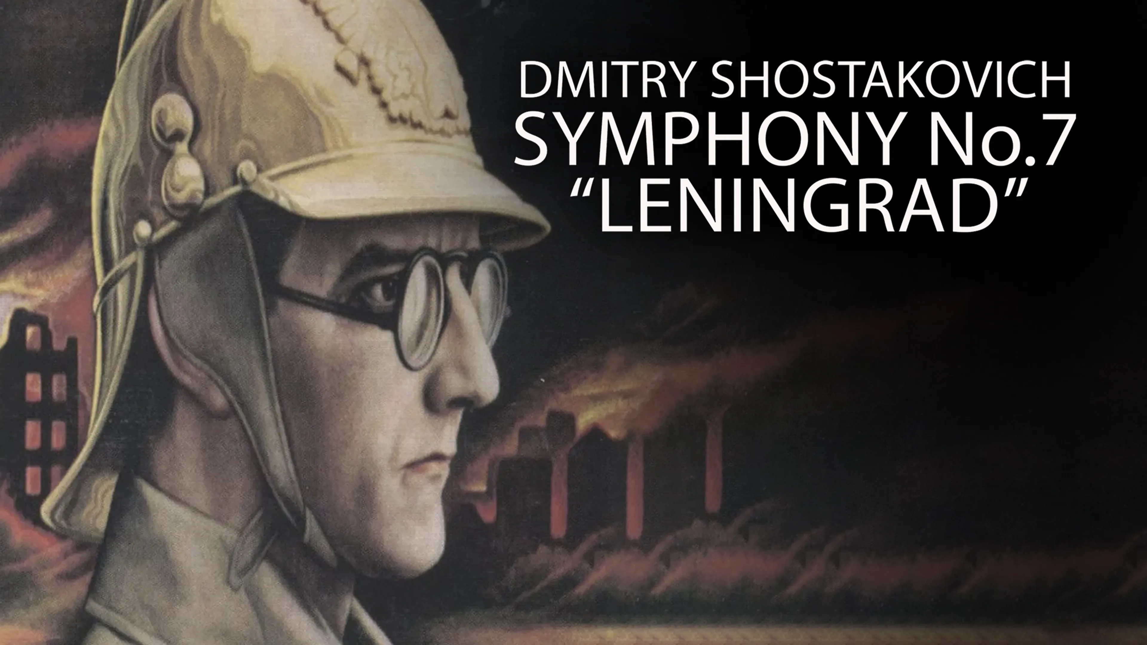 Dmitry Shostakovich Symphony No. 7 "Leningrad" poster